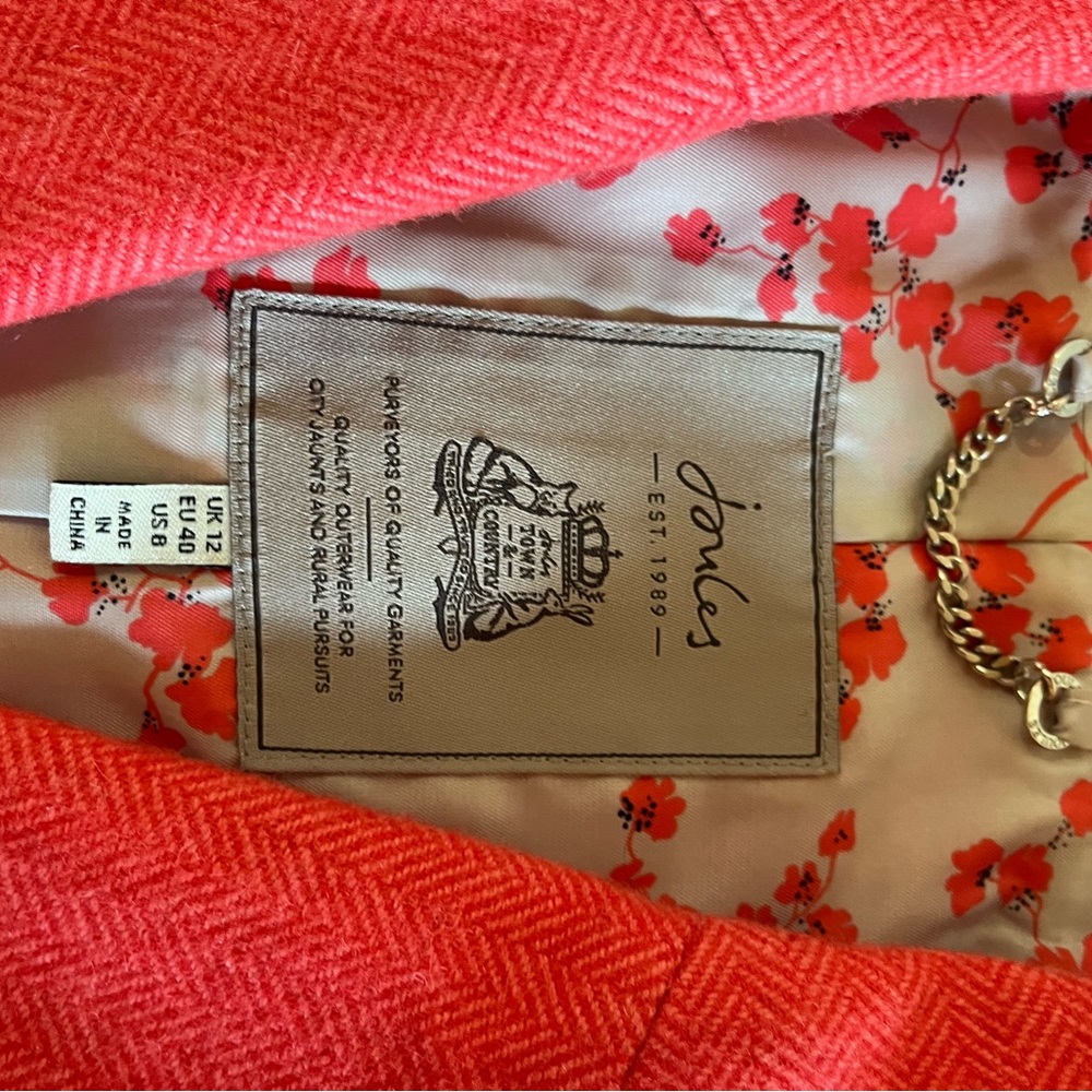 Joules Wiscombe Tweed Blazer - Picture 12 of 14